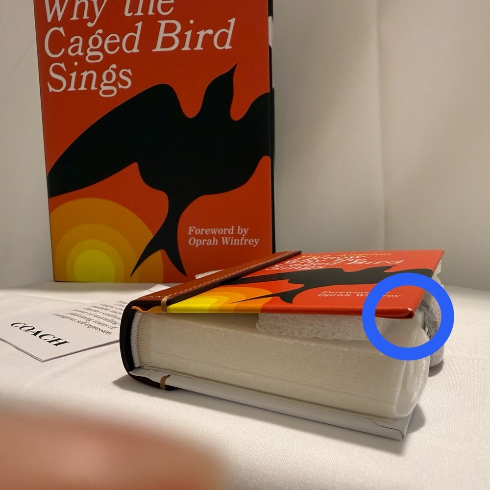 NWT Coach I Know Why The Caged Bird Sings By Maya Angelou Book Bag Charm CFK43 - Picture 6 of 12